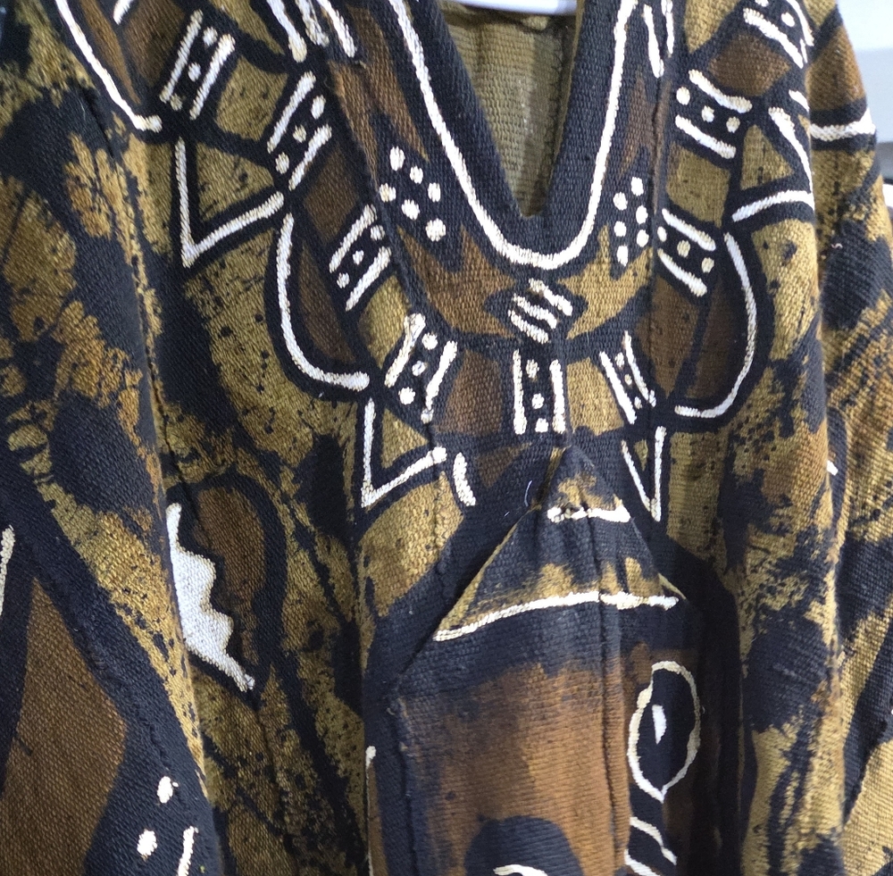 Tribal Print Tunic with Earthy Tones